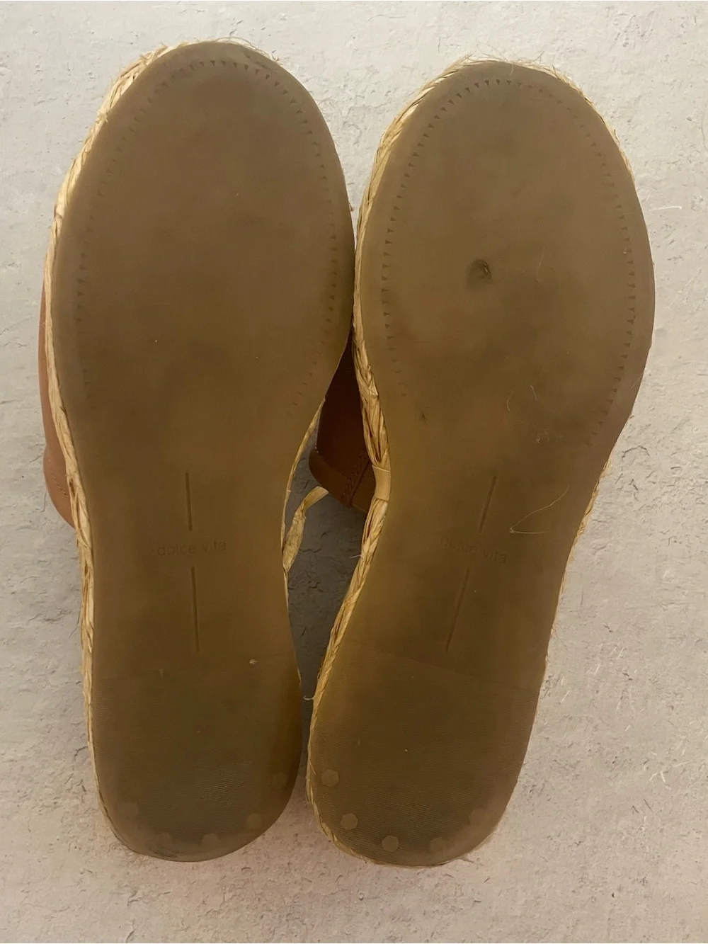 Dolce Vita “Chavi” Honey Leather Slides